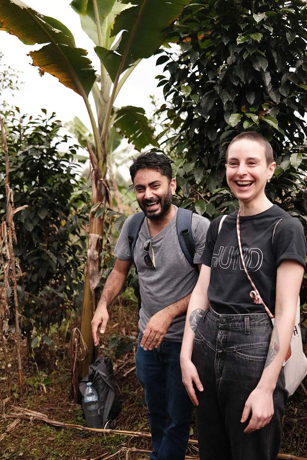 Shak & Bára at farm